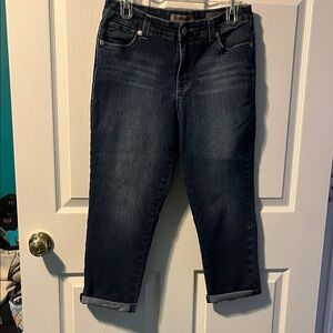 Women's Dark Blue Jeans nine West vintage American collection size 8